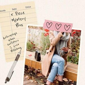 5 Piece New Inventory Mystery Box Anthropologie Urban Outfitters J Crew Madewell